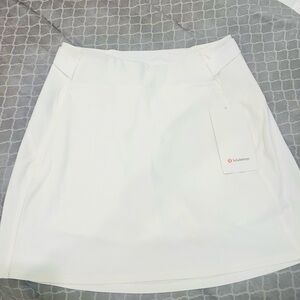 lululemon athletica Classic White A-Line Skirt